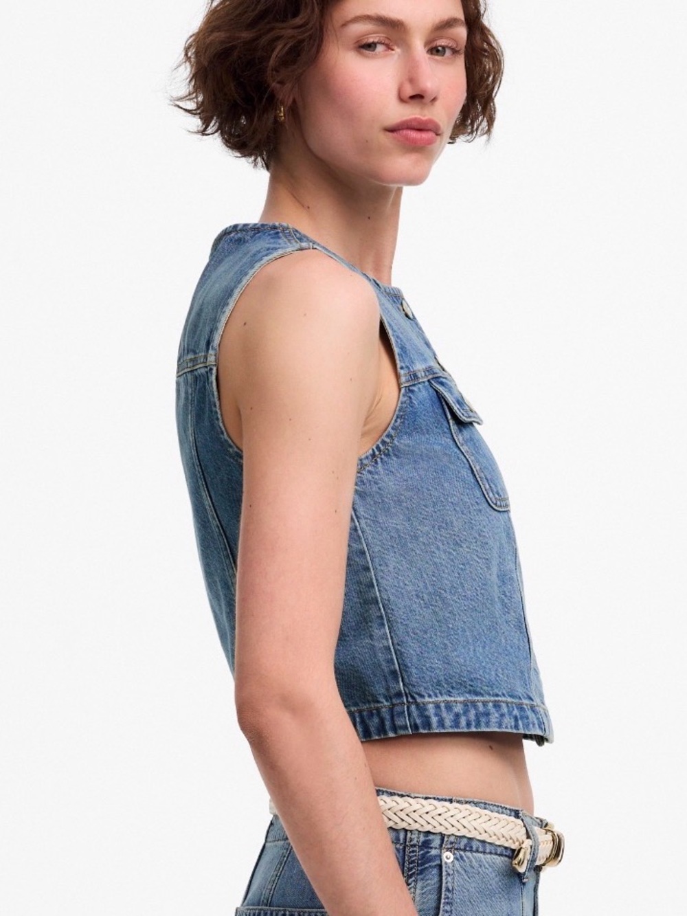 Madewell Denim Vest - Picture 3 of 8